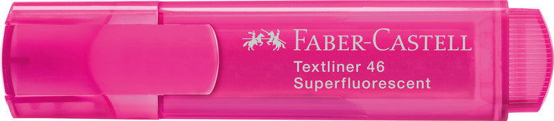 Faber-Castell Textmarker Pink – Keilspitze, 1–5 mm, nachfüllbar