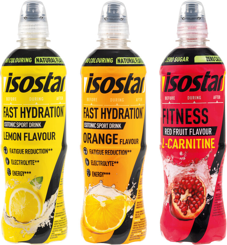 Isostar Zuckerfreies Sportgetränk Rote Früchte – 5 dl