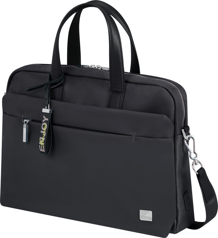 Samsonite Workationist Notebook-Tasche – 12 l, wasserabweisend, Aufsteckfunktion, recyceltes PET (rPET), blau