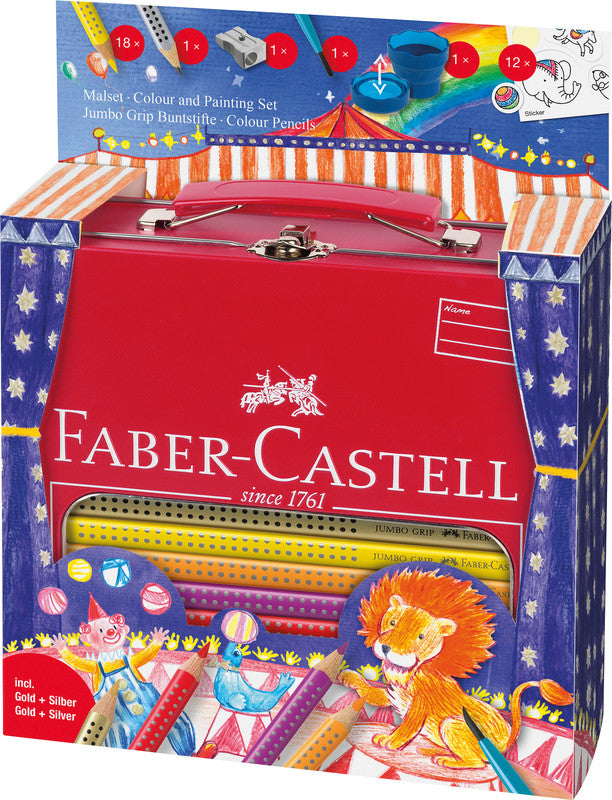 Faber-Castell Aquarellfarbstift – Smaragdgrün, Ø 5,3 mm, Dreikantig, FSC