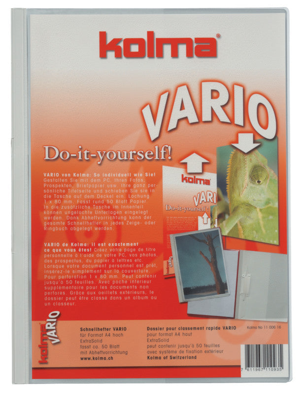 Kolma Sammelmappe für A4, Kunststoff, Weiss