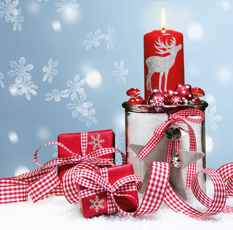 HERMA Schmucketiketten Decor Weihnachten – 84 × 120 mm – mehrfarbig – 10 Stk.
