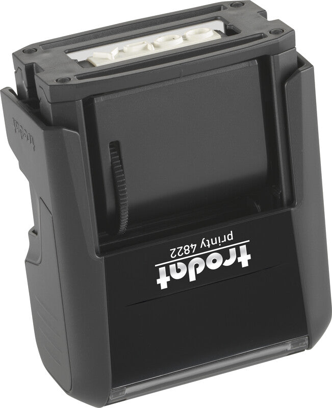 Trodat Motivstempel Printy 4822 – Motiv: 12 verschiedene Texte, selbstfärbend, 30 × 4 mm