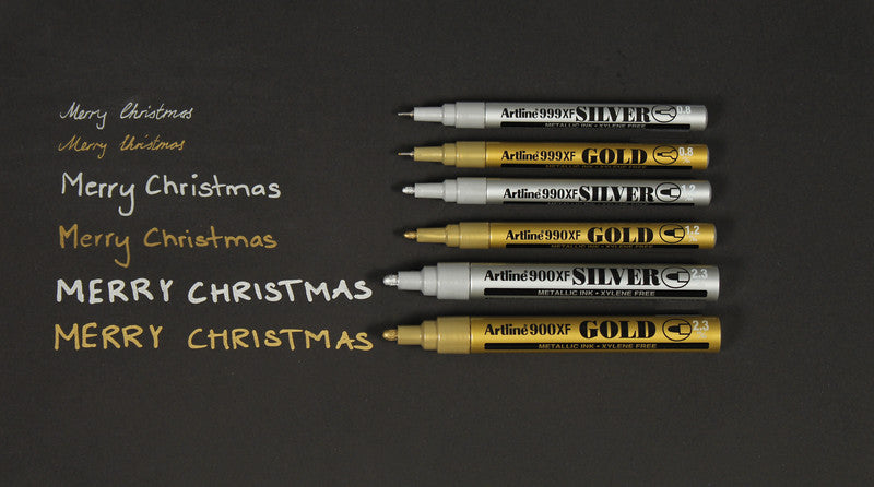 Artline Permanent Marker – silber