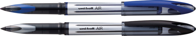Uni-Ball Air – Tintenroller, dokumentenecht, mit Kappe, 0,35–0,6 mm, Rot, für Linkshänder