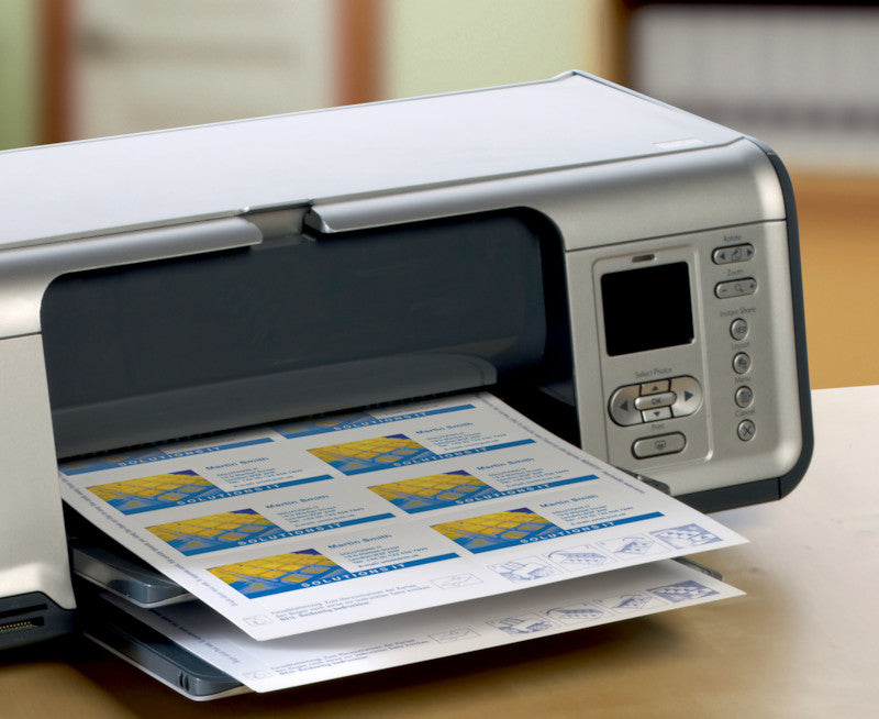 Avery Visitenkarten, 85 × 54 mm – A4, 10 pro Blatt – 250 Karten – FSC-zertifiziert, beidseitig bedruckbar