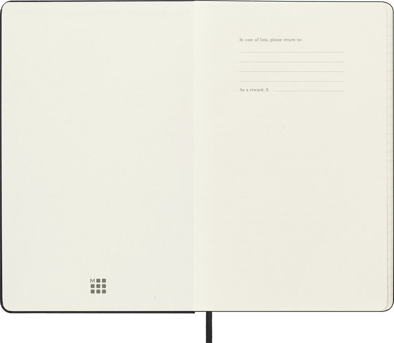 Moleskine Schüleragenda – 1 Woche/1 Seite, gebunden, 13 × 21 cm, 18 Monate Juli–Dezember, 2026/2027, Englisch, FSC