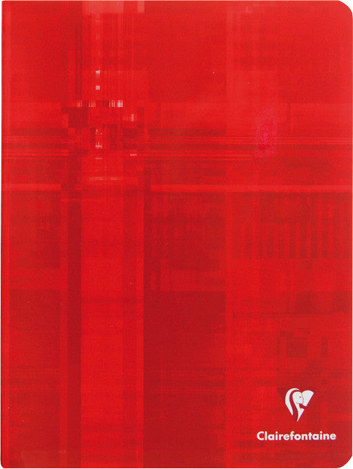 Clairefontaine Notizheft, 170 × 220 mm, kariert, Klammerheftung, Karton, 96 Seiten, 90 g/m² – sortiert