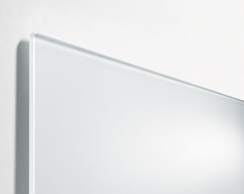Sigel Whiteboard – 91 × 46 cm, Glas, magnetisch, Wandmontage, inkl. Magnete, Montagesatz