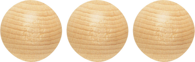 Stafil Holzperlen ohne Loch – Natur – Ø 40 mm, 10 Stück
