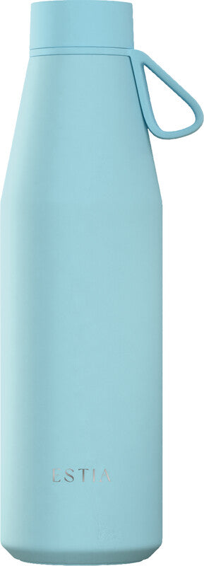 Estia Flow Isolierflasche 500 ml – doppelwandig 12 h heiss / 24 h kalt, Edelstahl, Schraubdeckel