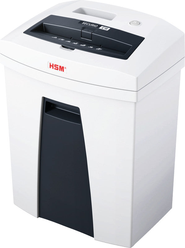 HSM Securio C16 – Aktenvernichter, DIN P-4, Partikelschnitt 4 × 25 mm, 7 Blatt, 25 l, A4