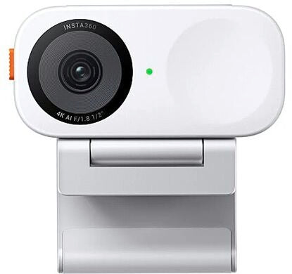 Insta360 Link 2C Webcam – 4K Ultra HD, 60 fps, Autofokus, USB-C, Sichtschutz, HDR – Weiss