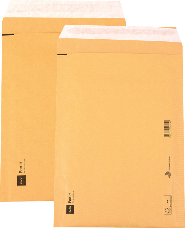 Elco Luftpolstertasche – 200 × 275 mm, braun, selbstklebend – 4 Stück
