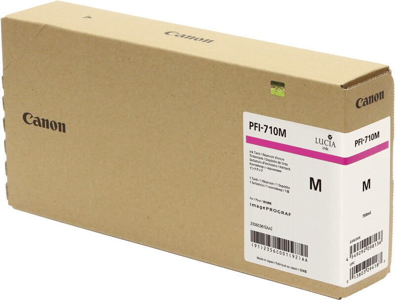 Canon Tintenpatrone PFI-710M, magenta, 700 ml