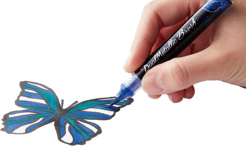 Pentel Filzstifte Dual Metallic Brush, 1 Stk.