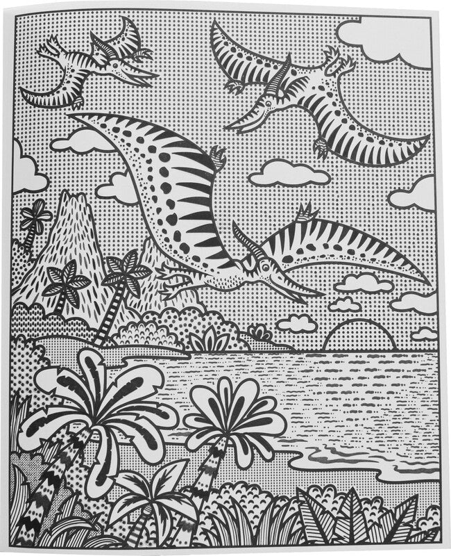 Magisches Malbuch – Dinosaurier – ab 6 Jahren