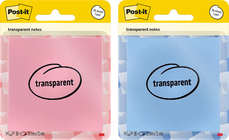 Post-it Haftnotizen – 76×76 mm – Blau, 36 Blatt