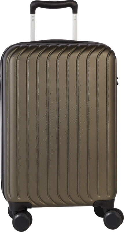 Worldpack Handgepäck-Trolley London – 33 l, Hartschale, 4 Doppelrollen, Olivgrün, 35 × 55 × 23 cm