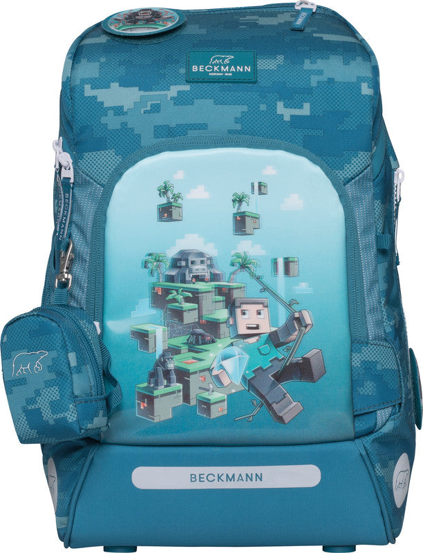 Beckmann Schulrucksack Active Air Flx – 6-teilig – Jungle Game – recycelter Bestandteil