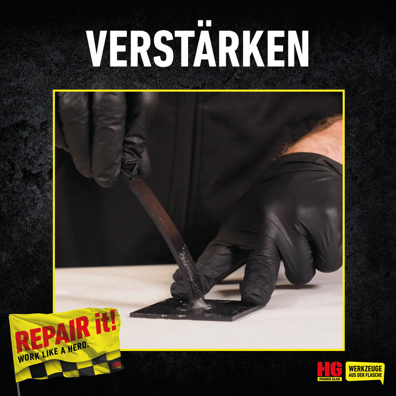 HG Klebstoffe HG Power Glue Klebstoff-Set/Koffer – extra stark, wasserfest, für Industrie, Haushalt, Werkstatt, 20 g + 40 g