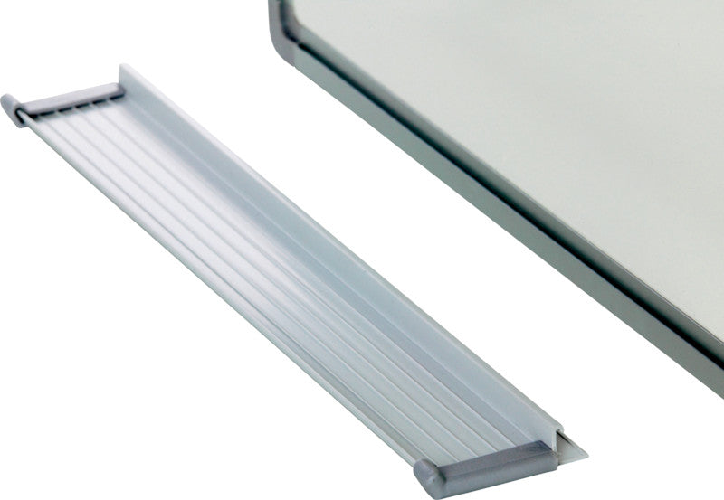 Berec Whiteboard – 200 × 150 cm, Emaille, magnetisch, Aluminiumrahmen, Wandmontage