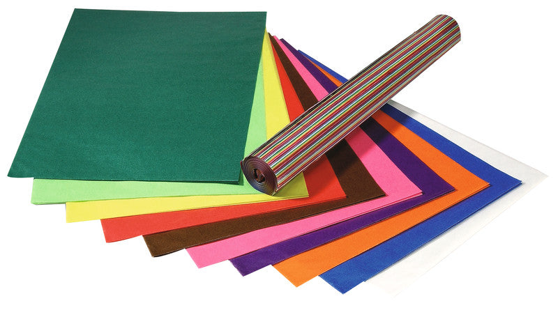 Folia Transparentpapier – 70 × 100 cm, gefalzt, 42 g/m², altrosa, 25 Bogen, zum Basteln