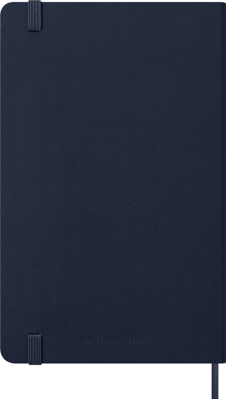 Moleskine Wochenagenda – 1 Woche/1 Seite, gebunden, 13 × 21 cm, saphirblau, FSC