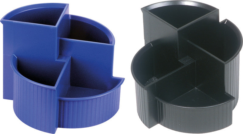 Helit Multiköcher – Kunststoff, Schwarz, 140 × 100 mm