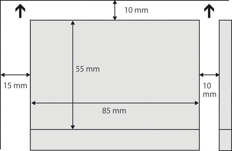 Sigel Visitenkarten, 85 × 55 mm – für Laser/Inkjet/Kopierer – A4, 10 pro Blatt – 400 Karten – FSC-zertifiziert