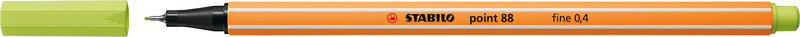 Stabilo Point 88 Fineliner – 12er-Set 0,4 mm – 12 Farben, sortiert