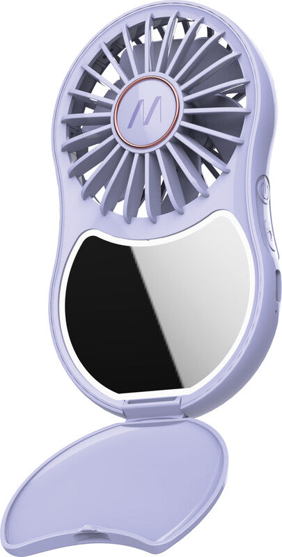 Muitomas Handventilator MIRRORFANVL – 3 Stufen, USB-C, Violett