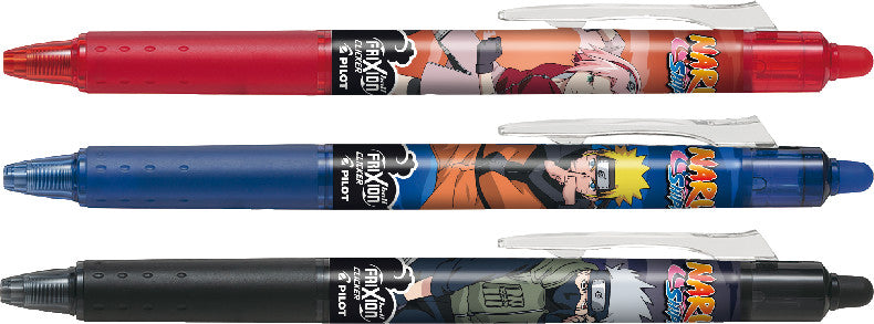 Pilot FriXion Ball Clicker Naruto Shippuden – Radierbarer Tintenroller, 0,7 mm, Blau
