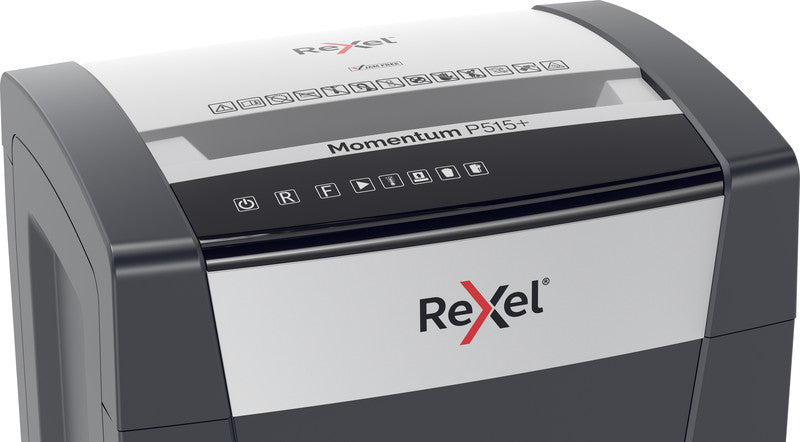 Rexel Momentum P515+ – Aktenvernichter, DIN P-5, Mikroschnitt 2 × 15 mm, 15 Blatt, 30 l, A4
