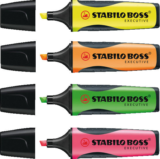STABILO BOSS Executive Textmarker Grün – Keilspitze, 2–5 mm