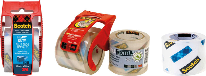 Scotch Vinylband – 48 mm × 20 m, transparent, extra stark