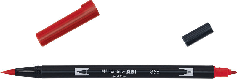 Tombow Dual Brush Pen – Chinesisch Rot, Kunststoffschaft, Wasservermalbar, Für Linkshänder Geeignet