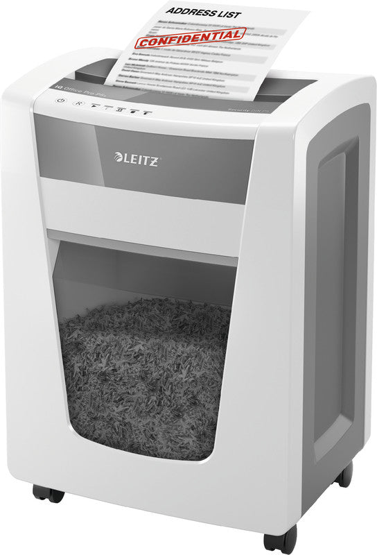 Leitz IQ Office Pro – Aktenvernichter, DIN P-5, Super-Mikroschnitt 2 × 5 mm, 7 Blatt, 30 l, A4