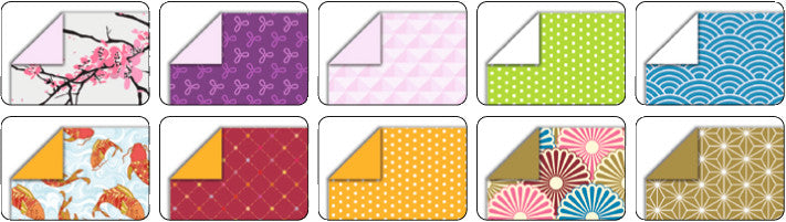 Folia Faltblätter – 100 × 100 mm – 80 g/m² – sortiert – 50 Blatt