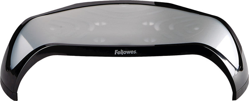 Fellowes Smart Suites – Monitorhalterung, bis 21", 10 kg, Füsse auf 3 Höhen verstellbar, schwarz/silber
