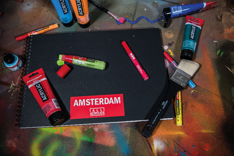 Royal Talens Amsterdam – Acrylic Standard – Acrylfarbe – Dunkel Azogelb, 500 ml
