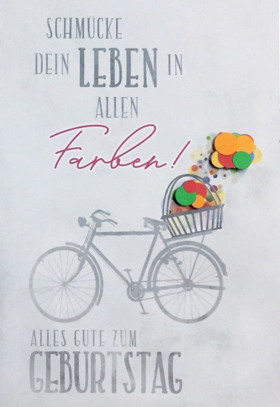 Kurt eulzer Grusskarte Geburtstag – A6 (105 × 148 mm) – Text DE, Karton