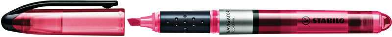 STABILO Navigator Textmarker Rosa – Keilspitze, 1–4 mm
