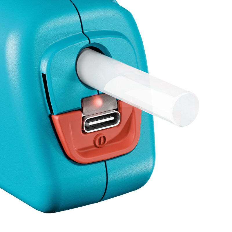 Novus K-157 Li Akku-Heissklebepistole – Ø 7 mm – 180 °C – inkl. Klebepatronen & USB-C-Kabel