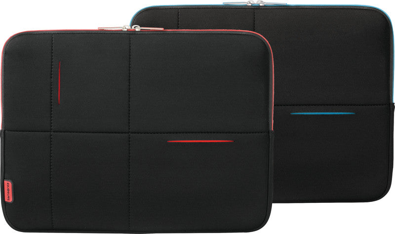 Samsonite Airglow Notebook-Schutzhülle – für Notebooks bis 13,3", 2,5 l, Neopren/Polyester, schwarz/blau