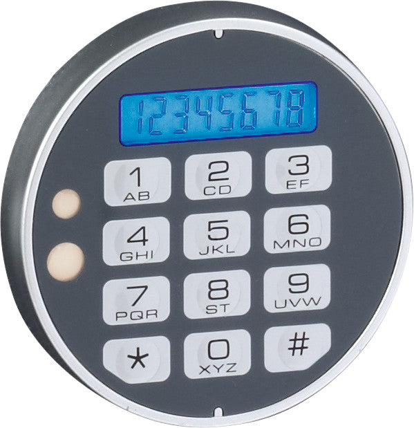 Rieffel Schlüsselkasten VT-ST SE, 100 Haken, Elektronikschloss, mit Einwurf, Notöffnung, Stahl, Dunkelgrau