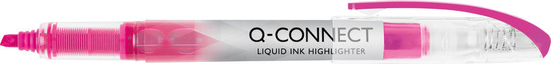 Q-CONNECT Textmarker Pink – Keilspitze, 1–4 mm
