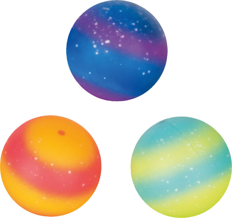 Trendhaus Space Adventure Stressball – 1 Stück, Ø 6 cm, Gummi, mit PVA-Pulver gefüllt