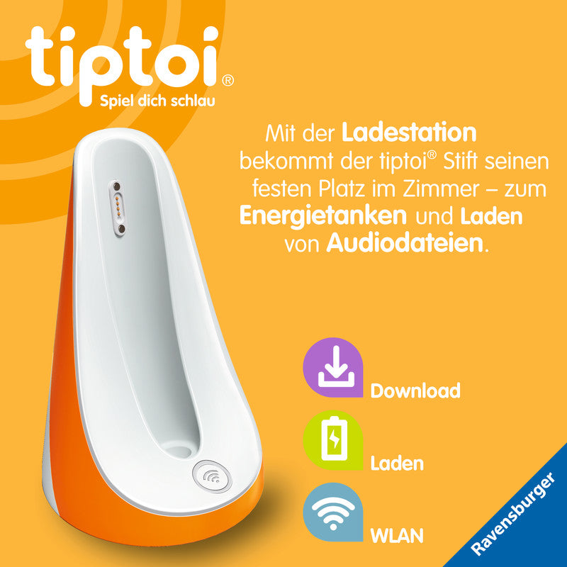 Ravensburger tiptoi Ladestation (4. Gen.) – magnetisch, WLAN – für tiptoi Stift (4. Gen.)