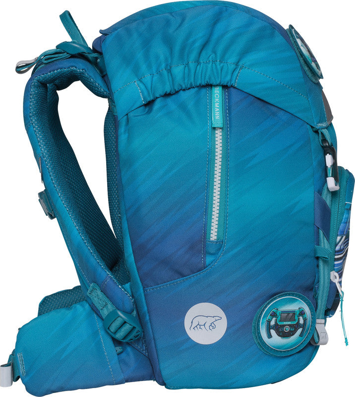 Beckmann Schulrucksack Classic – Racing – aus recyceltem rPET – 22 l